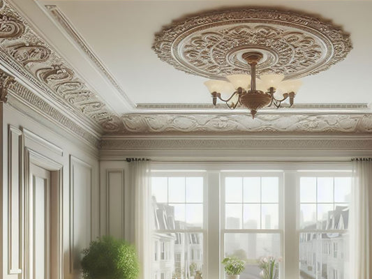 Plaster Crown Molding in Home Interiors