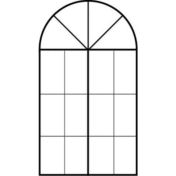 Window D55 (Opening, Round or Curved Top)
