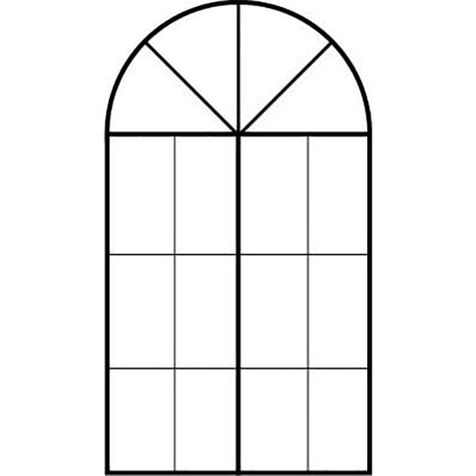 Window D55 (Opening, Round or Curved Top)