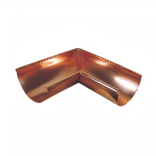 Round Copper Gutter Corner Piece (CGH040)