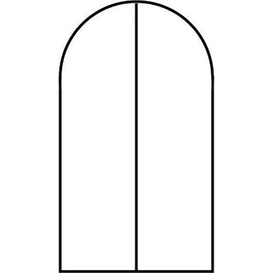 Window C52 (Non-Opening, Round or Curved Top)