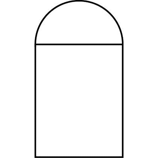 Window C53 (Non-Opening, Round or Curved Top)