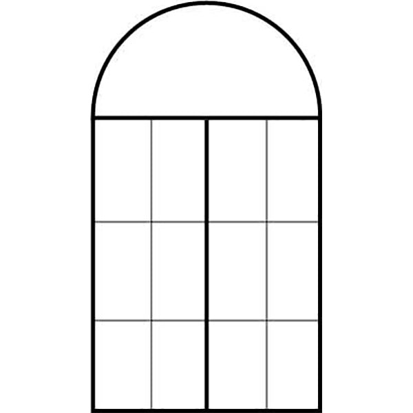 Window D54 (Opening, Round or Curved Top)