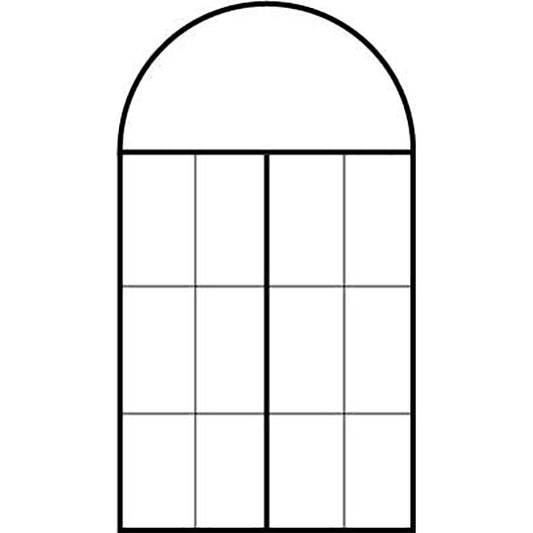 Window D54 (Opening, Round or Curved Top)